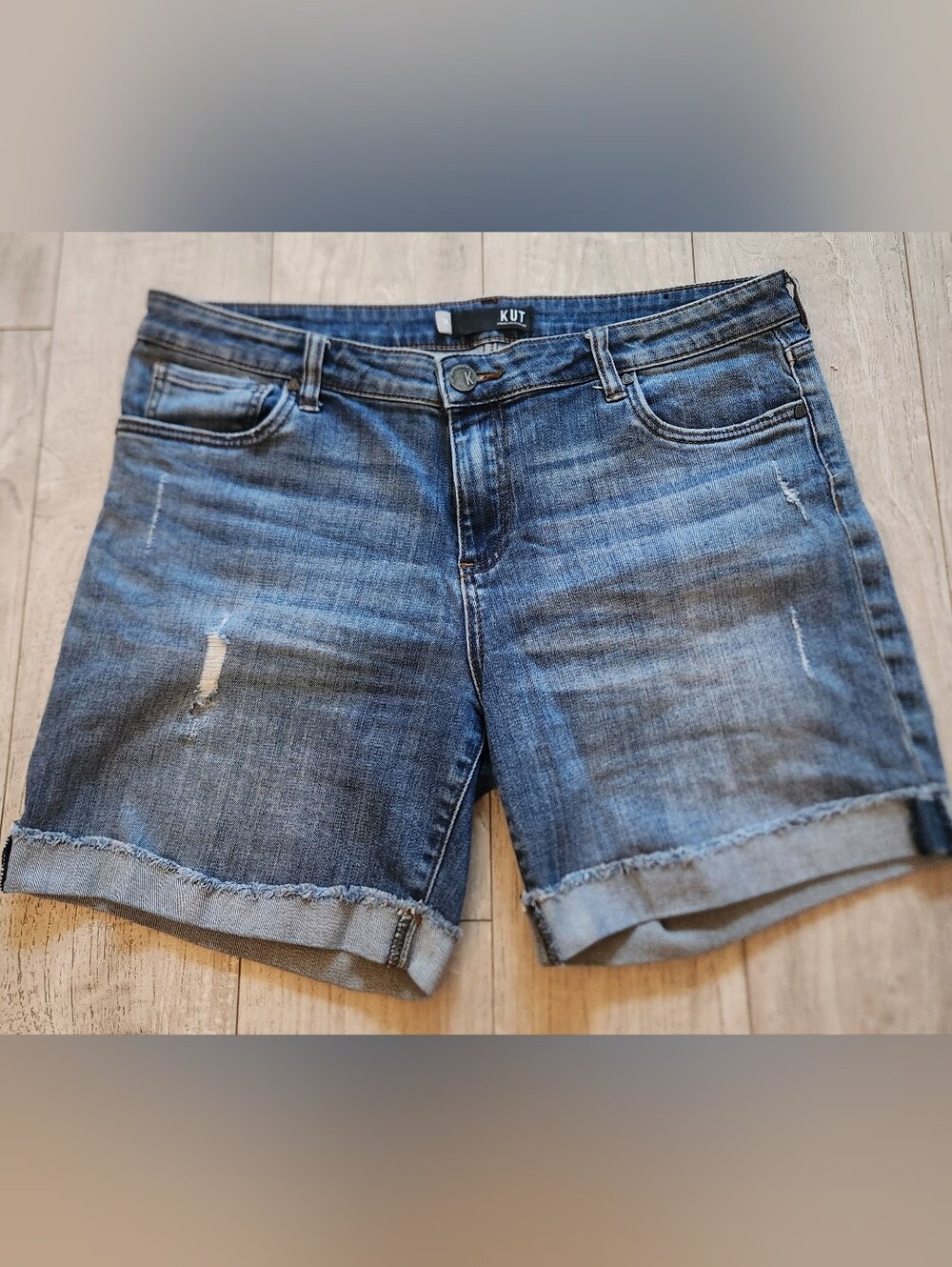 Kut From The Kloth Womens Jean Short Sz 14